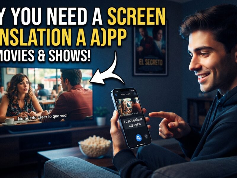 App dịch màn hình khi xem phim tốt nhất hiện nay