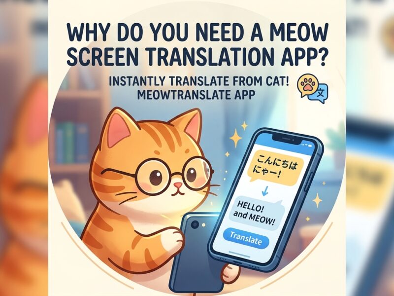 App dịch màn hình meow tiện lợi nhất