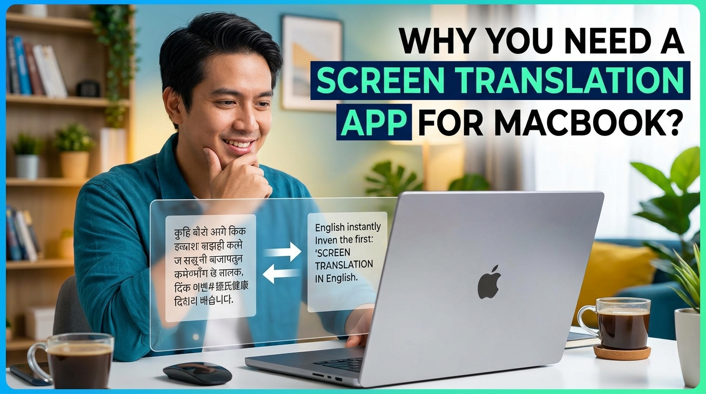 Tại sao bạn cần app dịch màn hình cho MacBook?