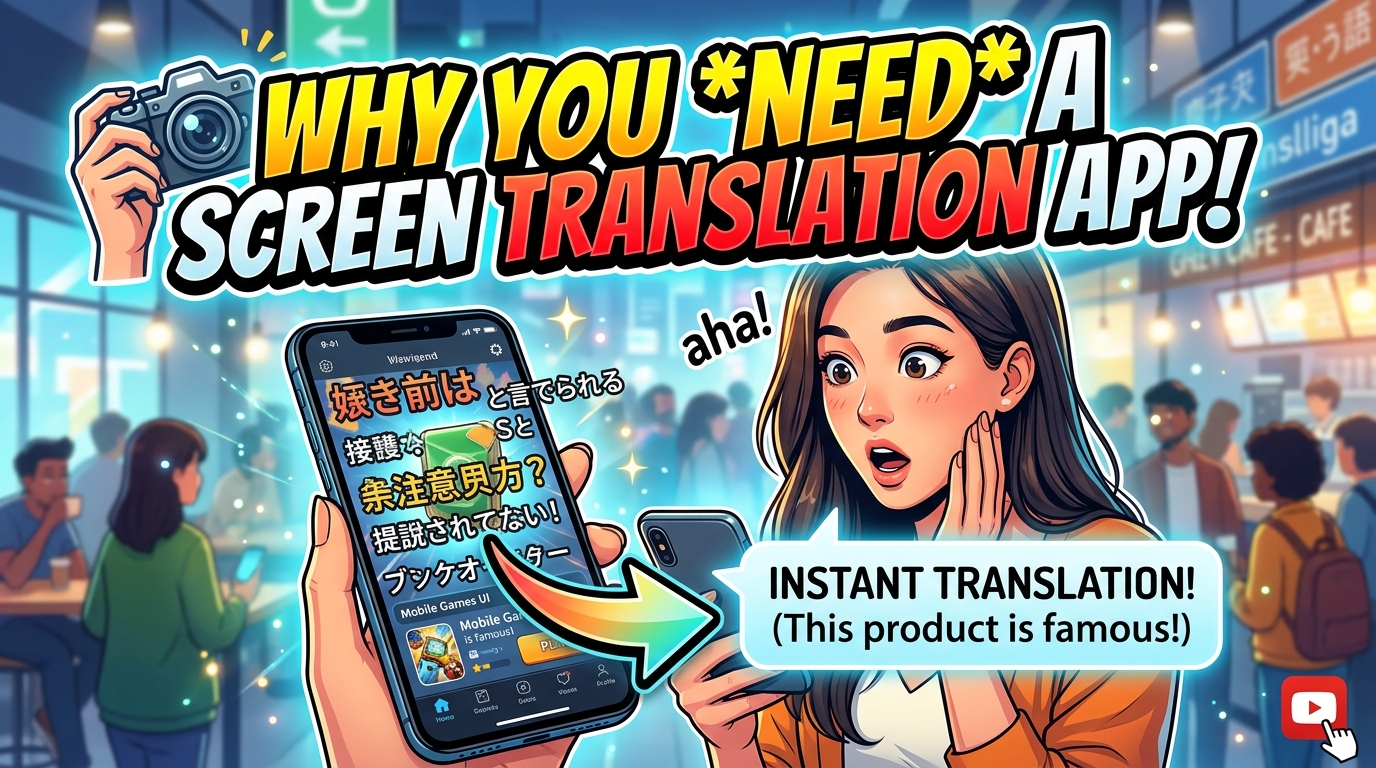 Tại sao bạn cần app dịch màn hình?