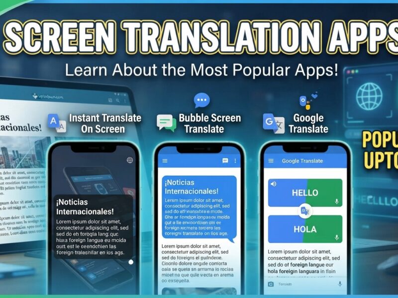 App dịch màn hình Uptodown hiệu quả