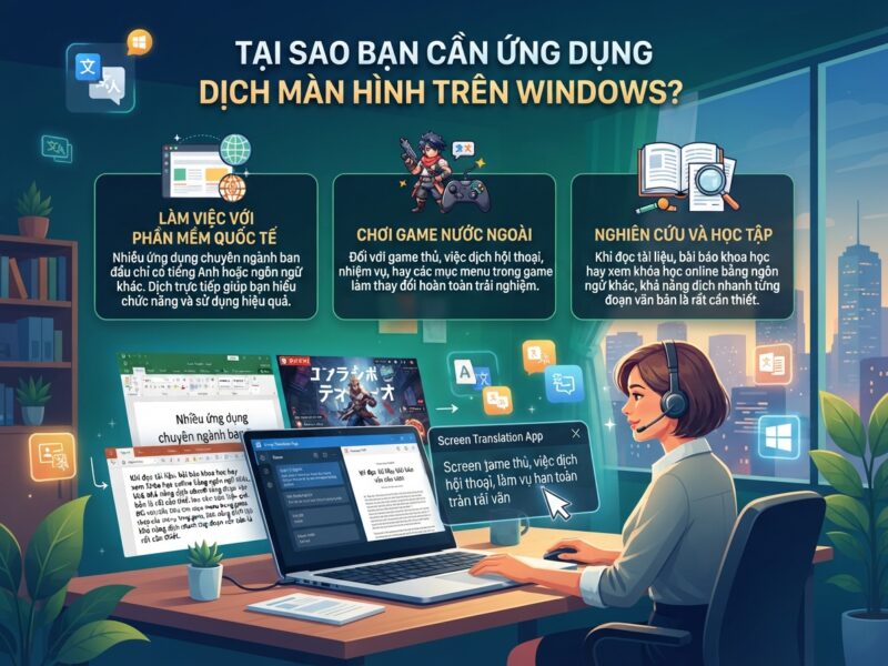 App dịch màn hình window tiện lợi