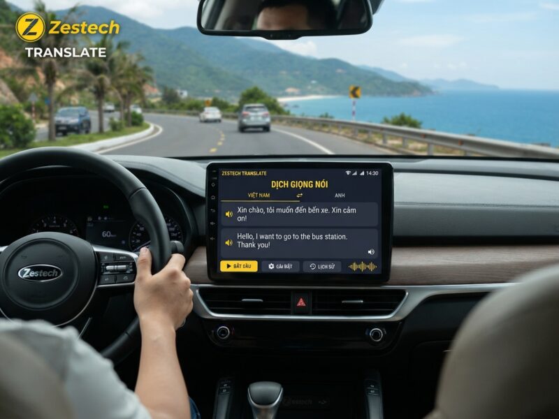app dịch màn hình zestech