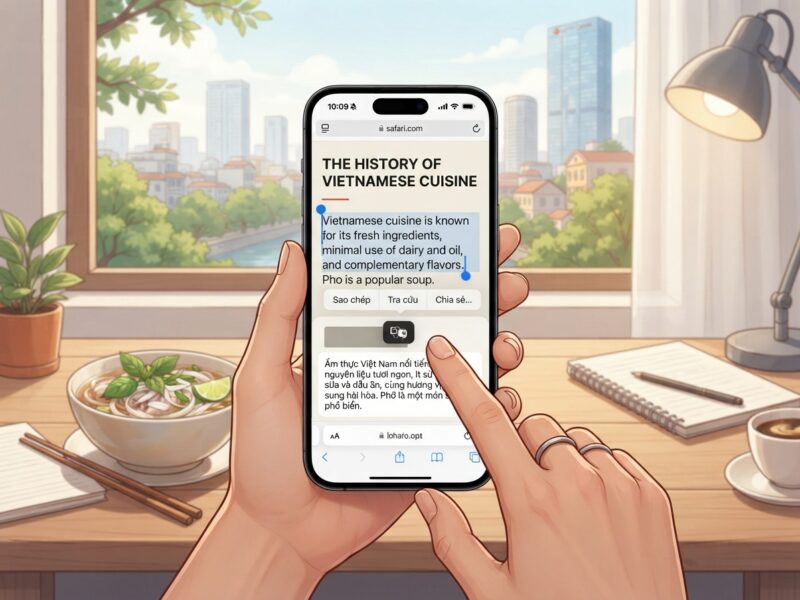 Can app dịch màn hình iPhone hiệu quả