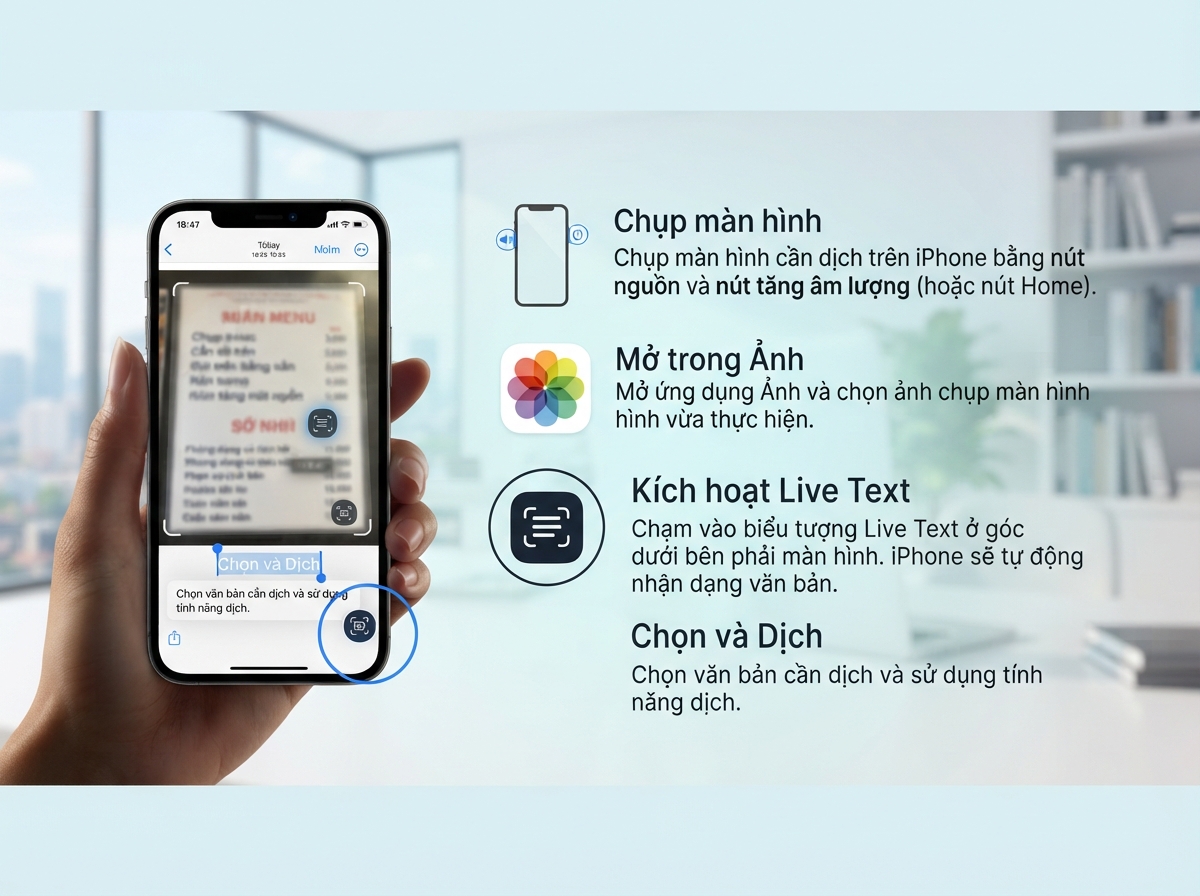 Ứng dụng dịch màn hình hoạt động như thế nào?