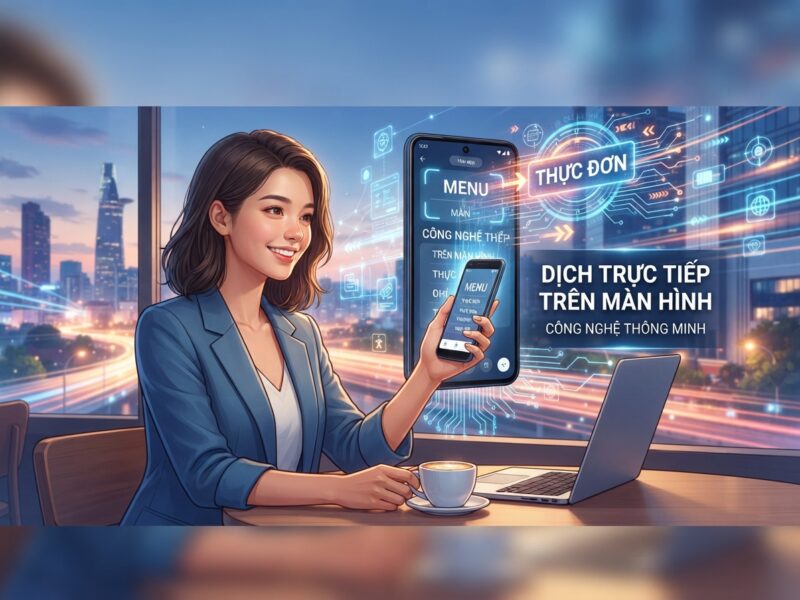 Do app dịch màn hình điện thoại hiệu quả