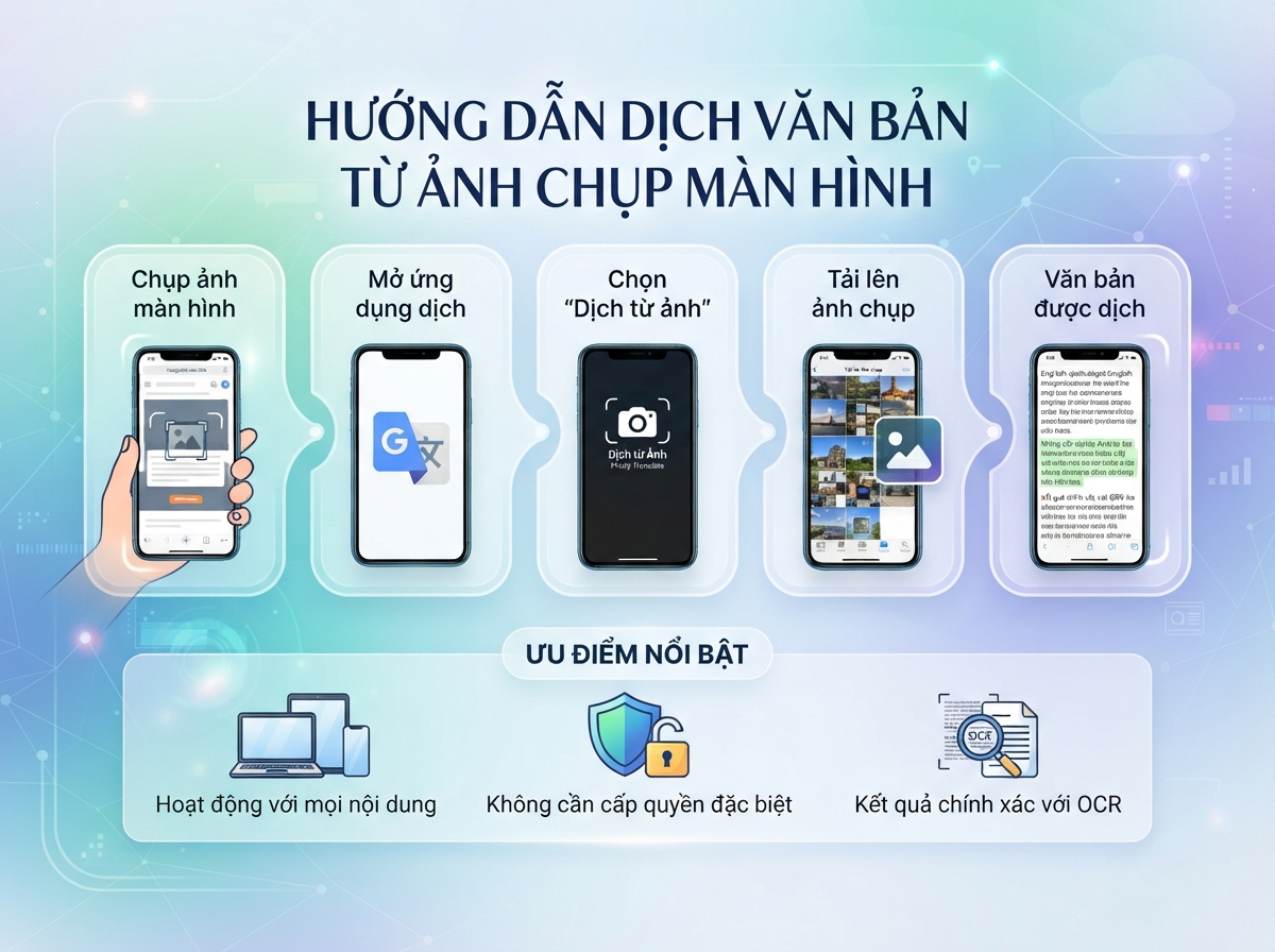 Sử dụng tính năng dịch chạm màn hình của Google Dịch