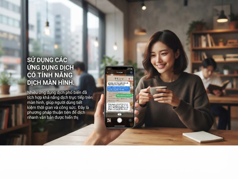 app dịch tiếng anh qua màn hình: Giải pháp nhanh chóng