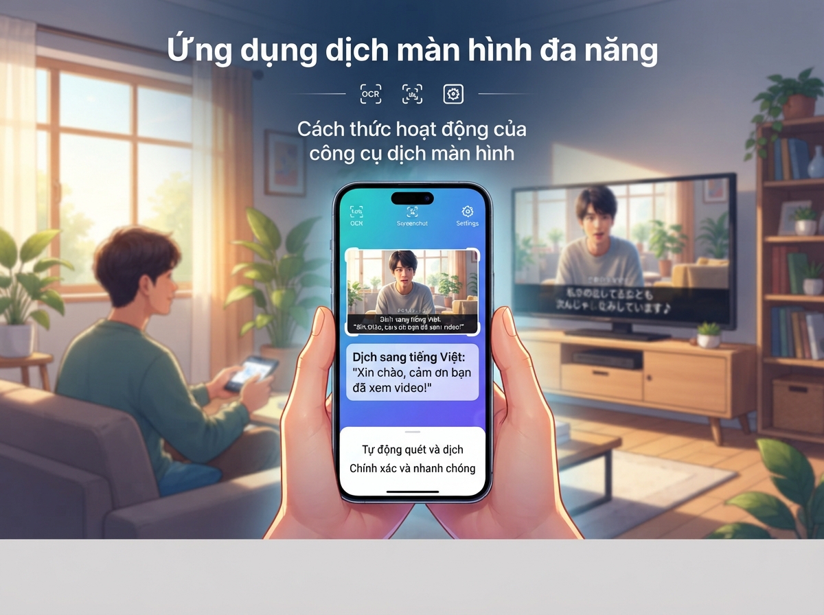 Cách dịch văn bản trực tiếp từ ảnh chụp màn hình
