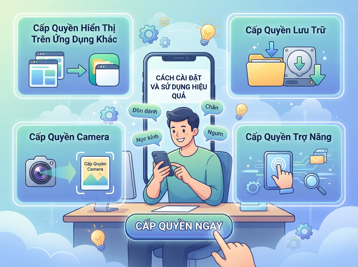 Sử dụng ứng dụng dịch màn hình đa năng