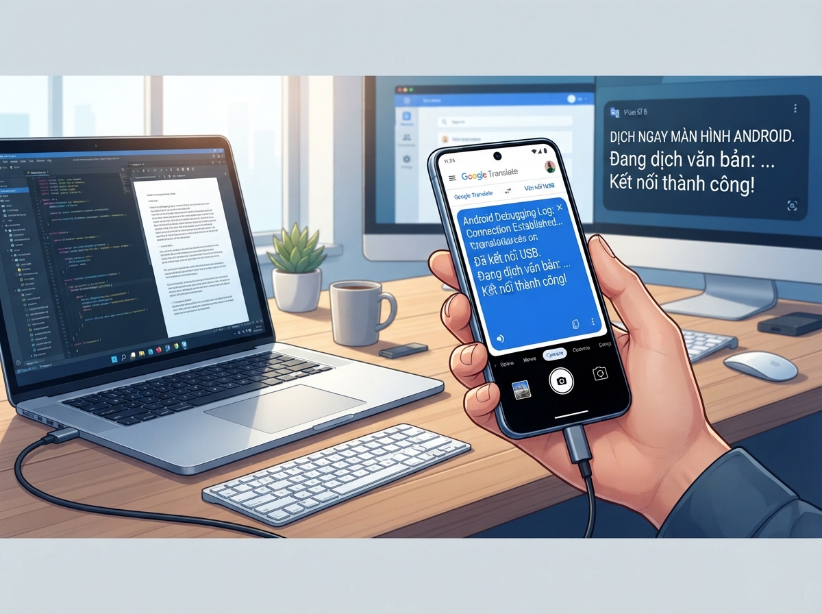 Ứng dụng di động dịch màn hình cho Android