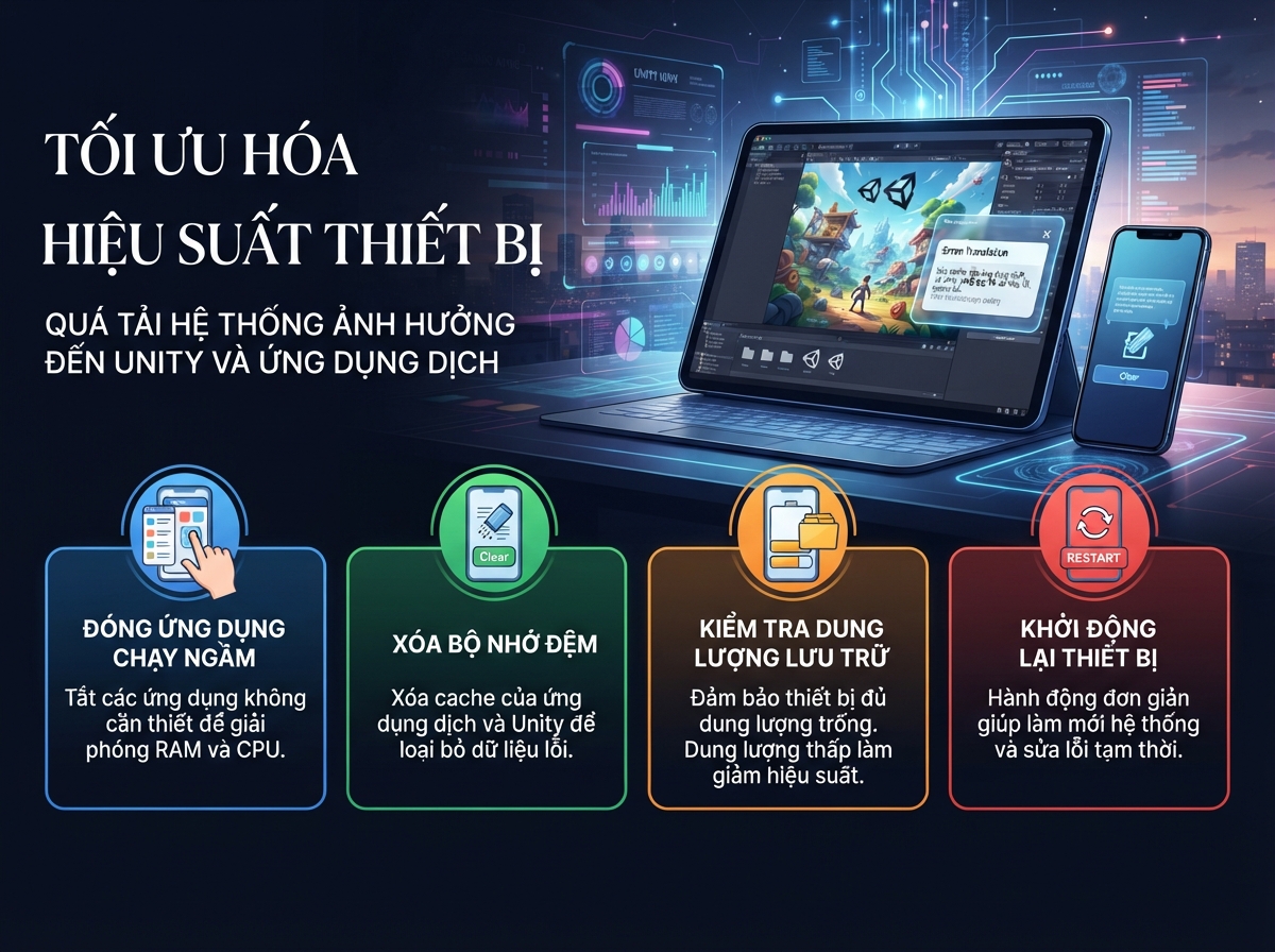 Tối ưu hóa hiệu suất thiết bị