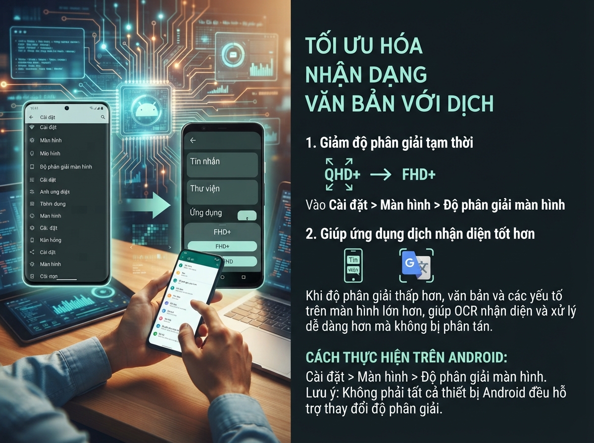 Điều chỉnh độ phân giải màn hình