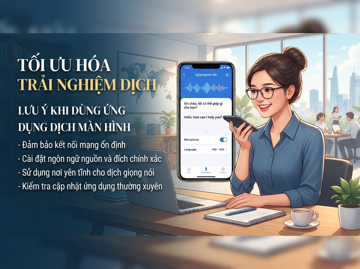 Hướng dẫn tối ưu hóa trải nghiệm dịch thuật