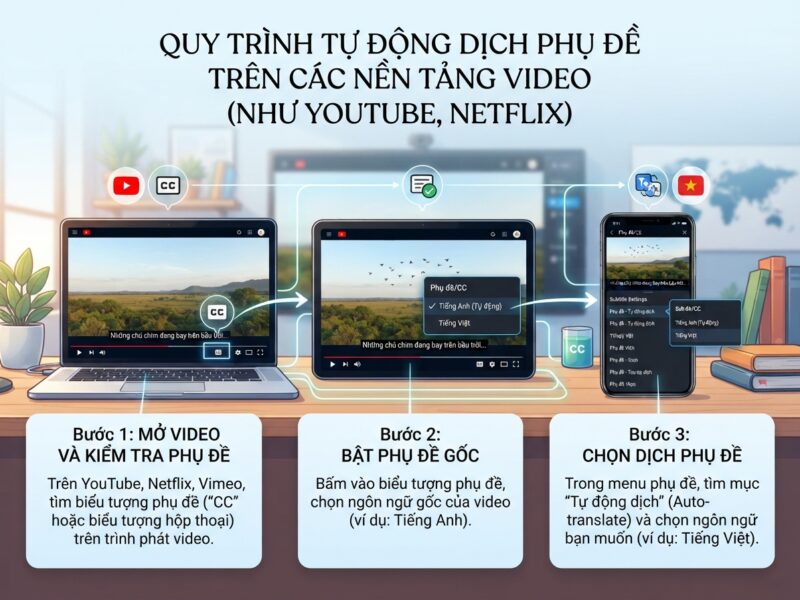 app dịch trực tiếp video trên màn hình điện thoại hiệu quả