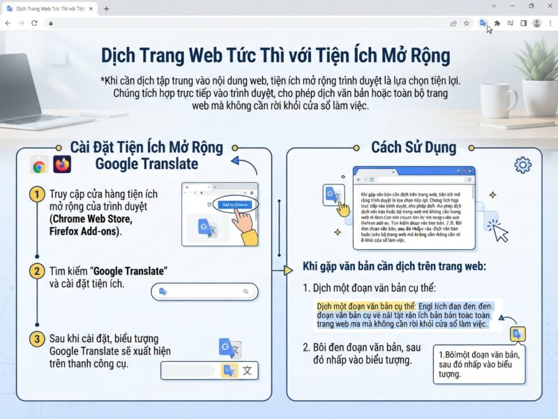 App dịch màn hình window: Giải pháp hiệu quả tức thì